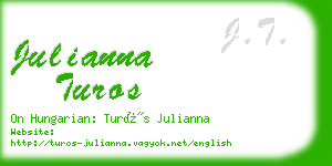 julianna turos business card